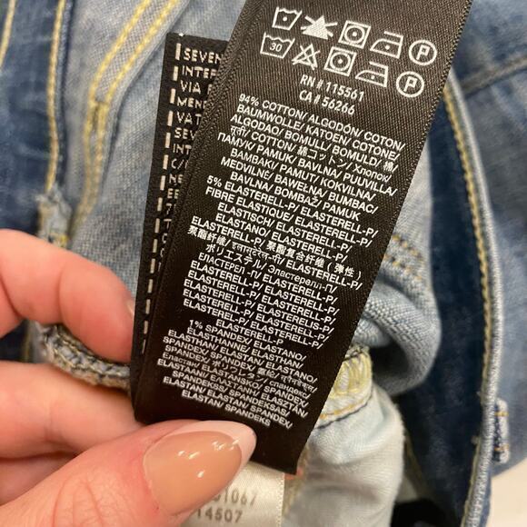 7 for all Mankind Josefina Jeans Size 30 - Picture 7 of 11